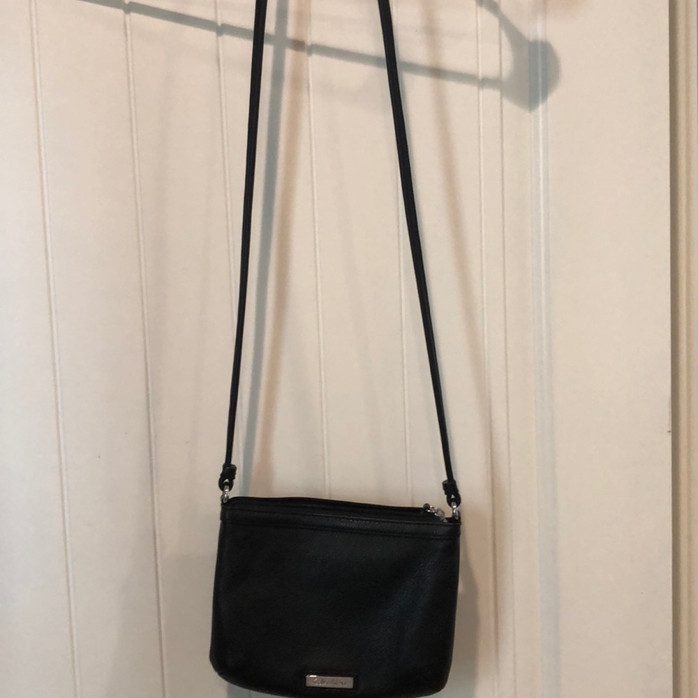 Calvin Klein leather shoulder bag
